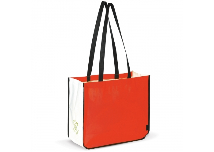 Boodschappentas PP Non Woven 120g/m²-Rood