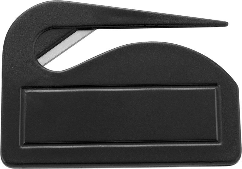 Briefopener met metalen snijgedeelte-Zwart