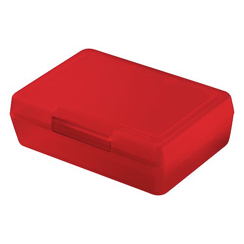 Broodtrommel Brunch-1 kleur-Trend Rood, #df0501