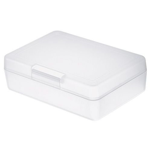 Broodtrommel Lunch-Transparant, #f5f5f5-1 kleur