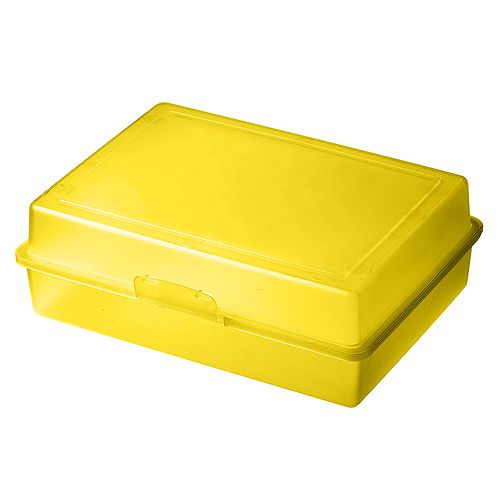 Broodtrommel Picknick (Fotoprint)-Fotoprint-Trend Geel, #f6df2f