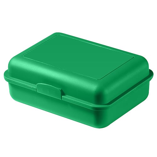 Broodtrommel Schoolbox Plus-Groen, #1b9f25-1 kleur