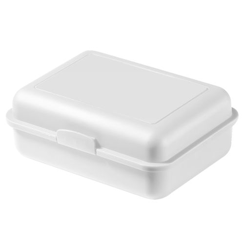 Broodtrommel Schoolbox Plus-Wit, #FFFFFF-1 kleur