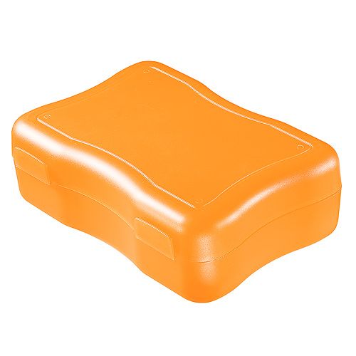 Broodtrommel Wave Groot-Oranje, #fd7924-1 kleur