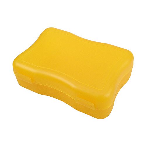 Broodtrommel Wave Middel-1 kleur-Geel, #f6c723