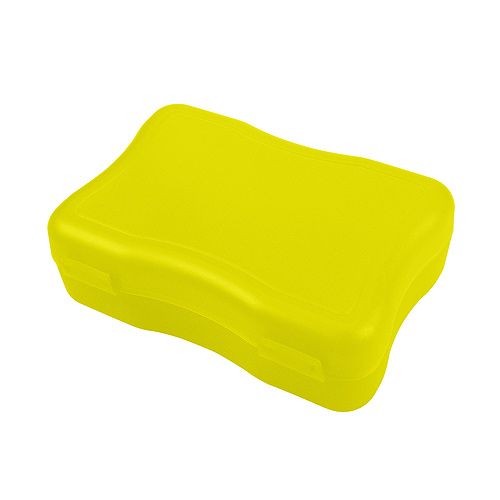 Broodtrommel Wave Middel-1 kleur-Trend Geel, #f6df2f