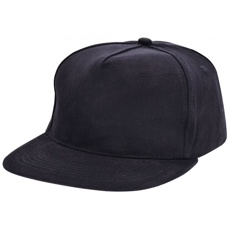 Brushed Baseball Cap-Zwart