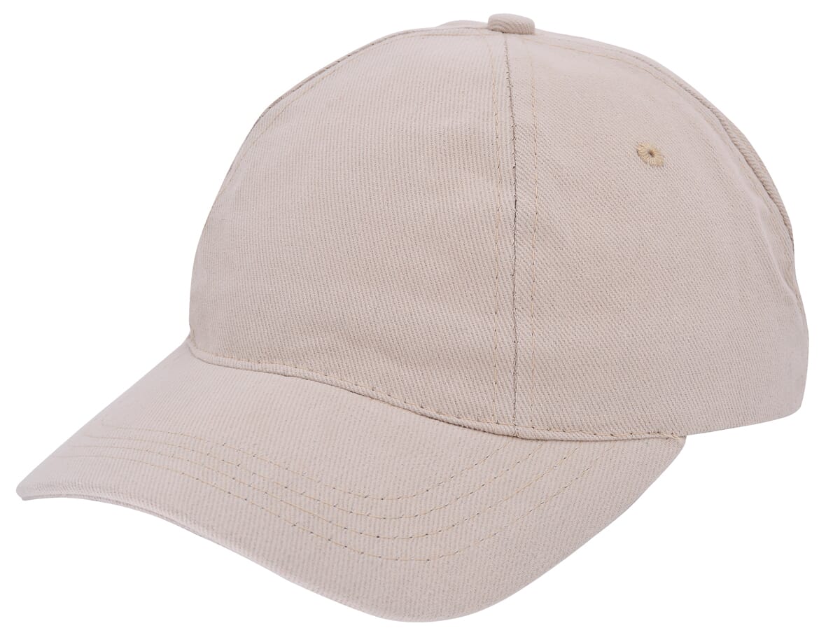 Brushed Promo Cap-Naturel, #e1d3c6-1 kleur