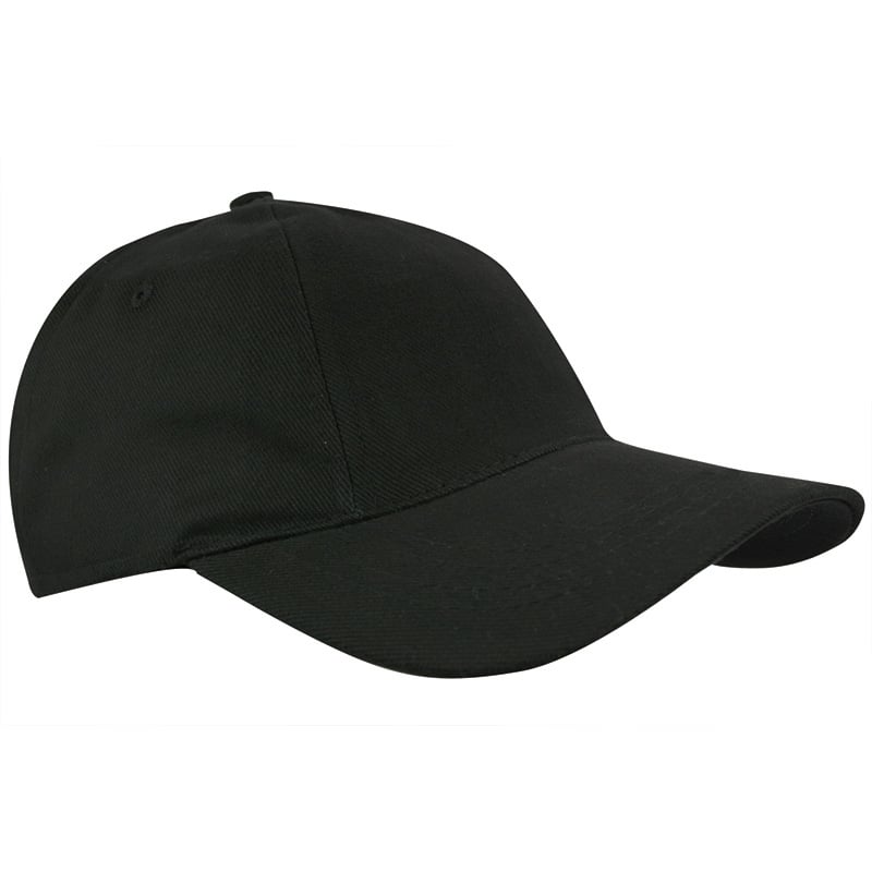 Brushed Promo Cap-Zwart, #000000-1 kleur