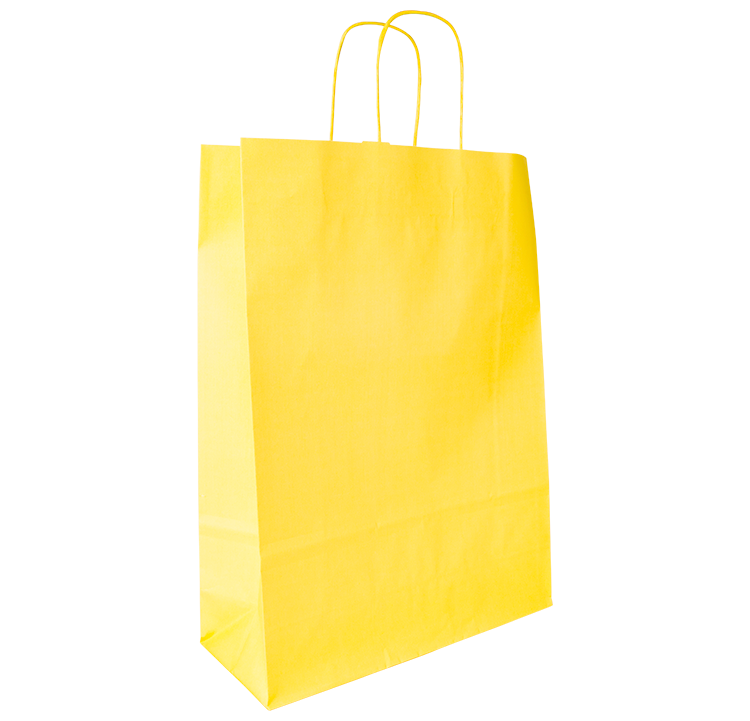 Budget papieren tas A3-Geel