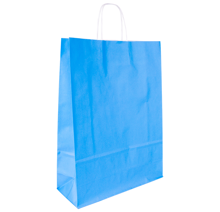 Budget papieren tas A3-Lichtblauw