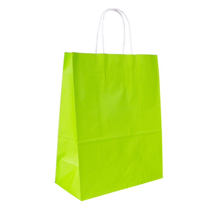 Budget papieren tas A4-Appelgroen