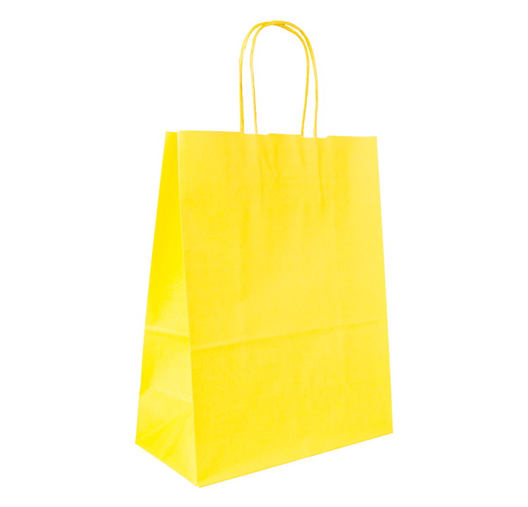 Budget papieren tas A4-Geel