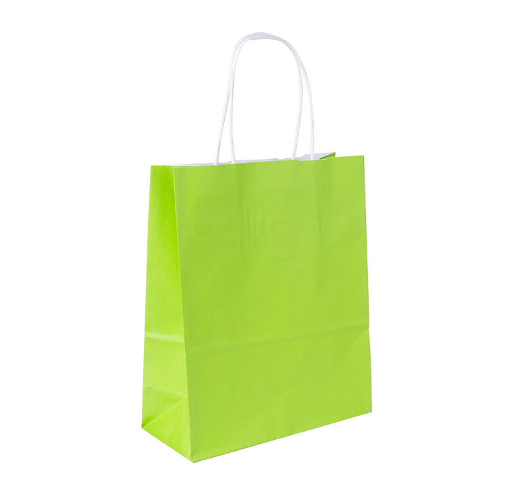 Budget papieren tas A5-Appelgroen