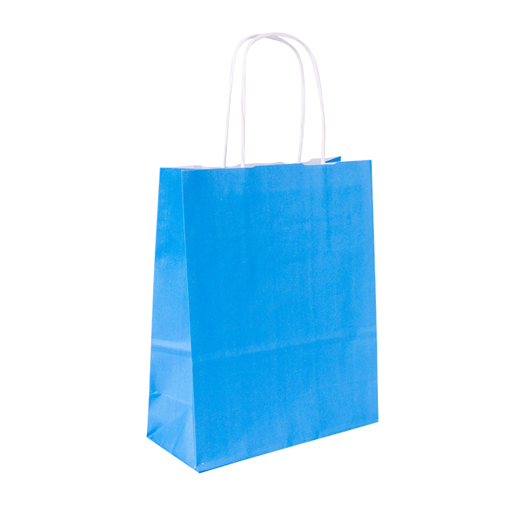 Budget papieren tas A5-Lichtblauw