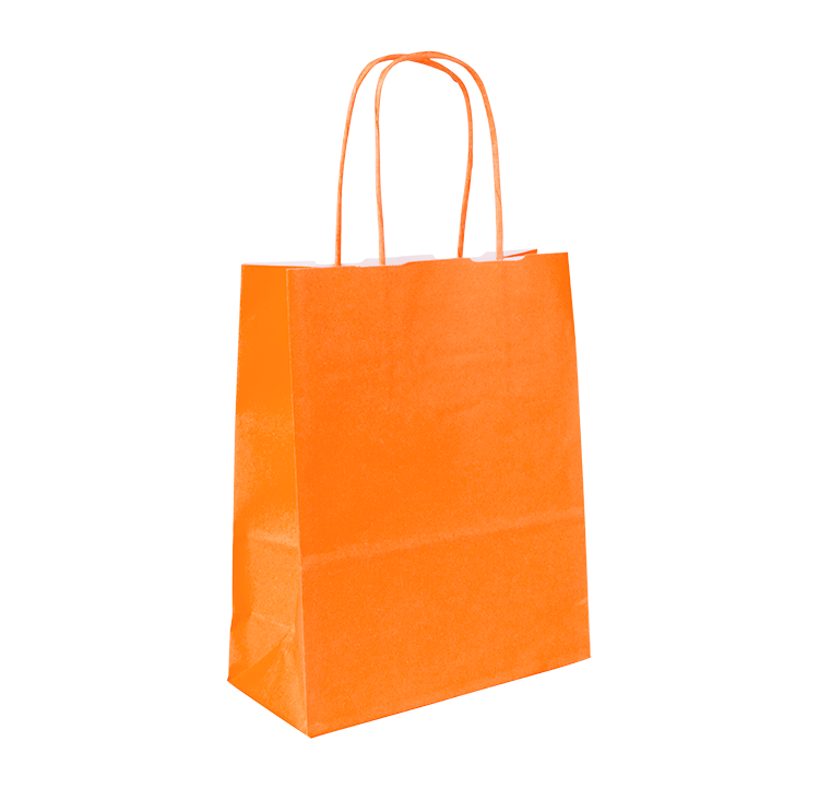 Budget papieren tas A5-Oranje