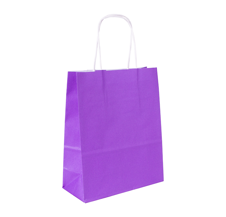 Budget papieren tas A5-Paars
