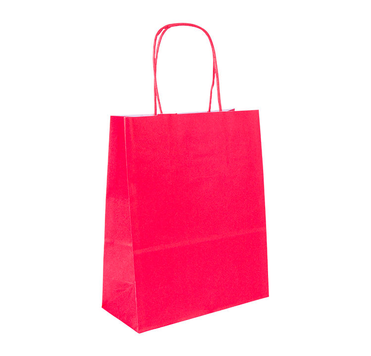 Budget papieren tas A5-Rood