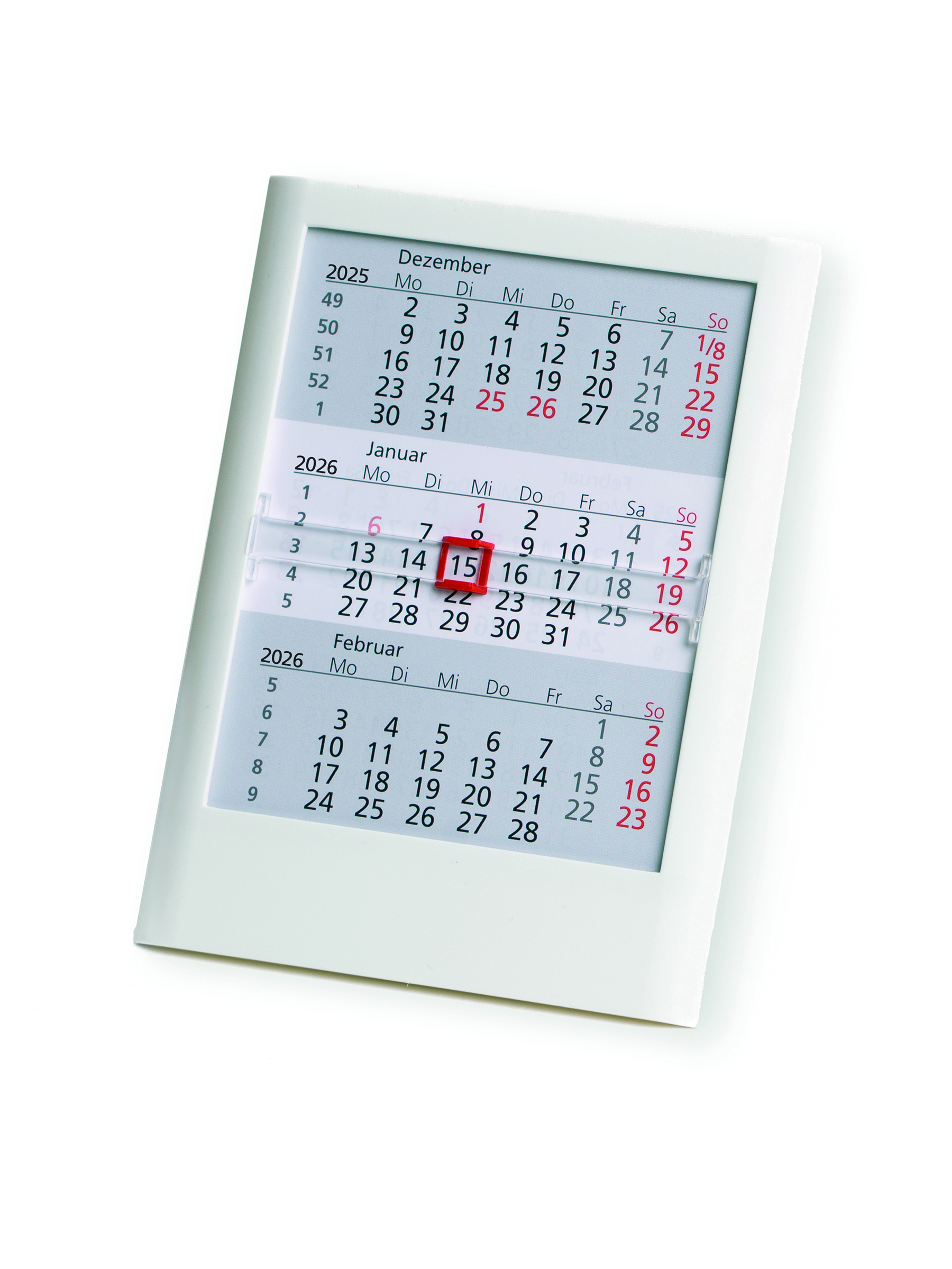 Bureaukalender Standard-Wit