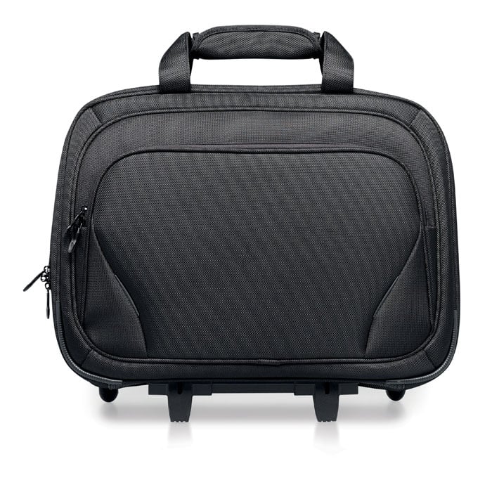 Business trolley met diverse vakken-Zwart-Zonder opdruk