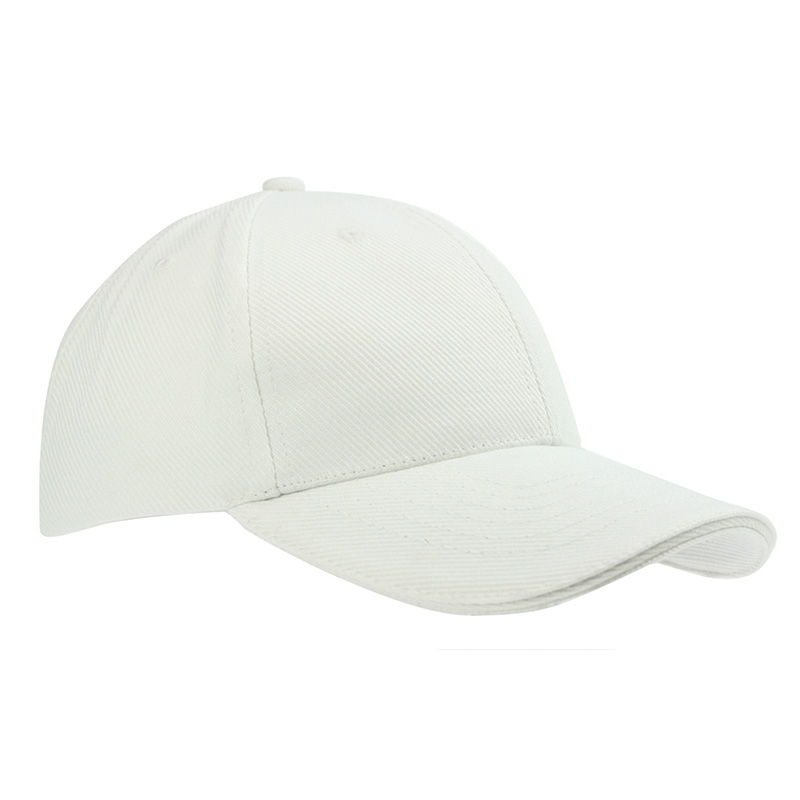 Canvas Sandwich Cap-Wit, #ffffff-Borduring