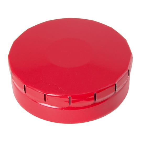 Clic-clac blikje pepermunt full color-Rood