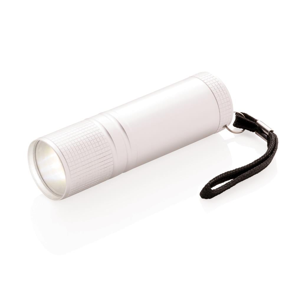 COB zaklamp-Zilver