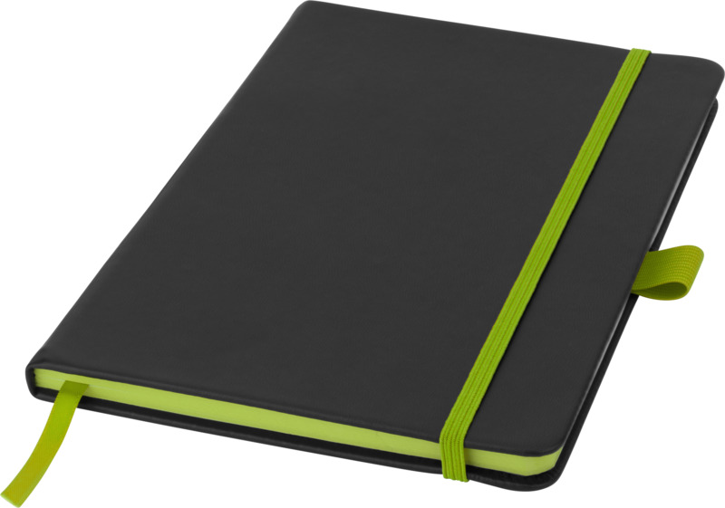 Color edge A5 notitieboek-Zwart,lime