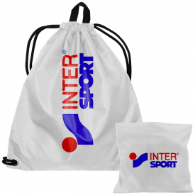 Recycle bag rugzak - rPET polyester - 210D - 40 x 45 cm - met trekkoord