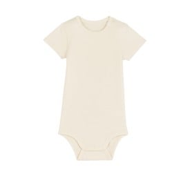 Baby rompertje - biologisch katoen - 210 g/m2 - korte mouwen