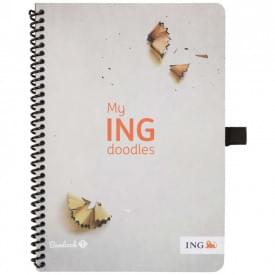 Bambook original notitieboek - A4 - bamboe - 20 vellen - uitwisbaar - inclusief stift en penloop