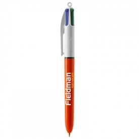 BIC® 4 colours fine balpen - kunststof - blauw / zwart / rood / groen