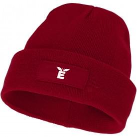 Boreas beanie - acryl - enkellaags - met patch