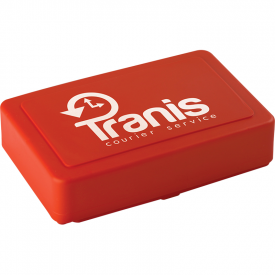 Jumbo broodtrommel - 1,2 L - PP - grote bedrukking