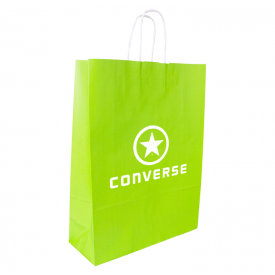 Budget papieren tas 100 g/m² - A3 - diverse kleuren - gedraaid koord