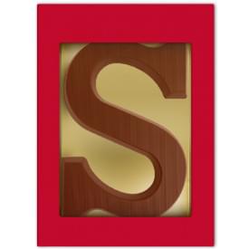 Chocoladeletter S melk (80 gram)