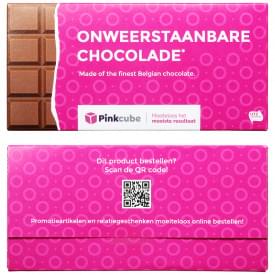 Chocolade reep - 100 gram - melk - gepersonaliseerde wikkel