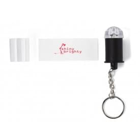 Carly sleutelhanger - ABS - 4 cm - met concertlampje