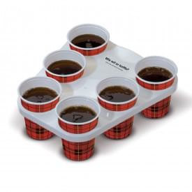 Koffietray - kunststof - voor 6 bekers