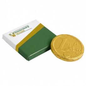 Chocolade munt - 8 gram - melk - verpakt bedrukbaar doosje