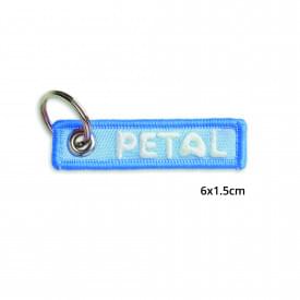Sleutelhanger - katoen en polyester - 6 cm - borduring