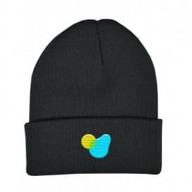 Nilton's gebreide kindermuts - acryl - met omslag