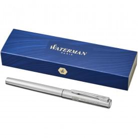 Waterman Graduate vulpen - metaal - blauwe inkt - geschenkverpakking