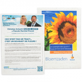 Groeipapier / zaadmat A4 - flyer - 80g/m2