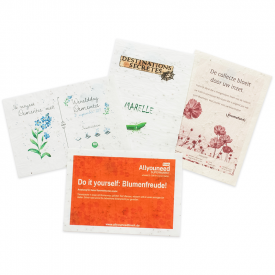 Groeipapier / zaadmat A5 - flyer - 80g/m2