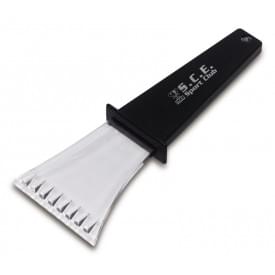 Kianna ijskrabber - PP - gekleurde handgreep - transparant