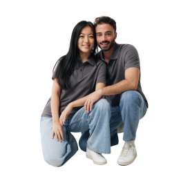 Iqoniq Yesemite polo - unisex - gerecycled katoen - 220 g/m2