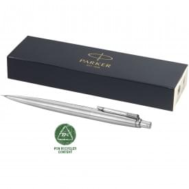 Parker Jotter vulpotlood - RVS - zwarte inkt - met gum - geschenkerpakking