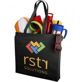 Odessa shopper - canvas - 220g/m² - 38 x 41 x 8,5 cm - brede bodem - lange hengsels