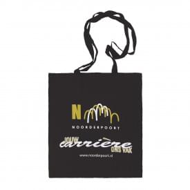 Katoenen draagtas - katoen - 140 g/m2 - 38 x 42 cm - Oeko-tex - lange hengsels